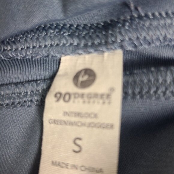 90 Degree by Reflex Leggings Womens Small Blue Activewear Stretch - Picture 3 of 7